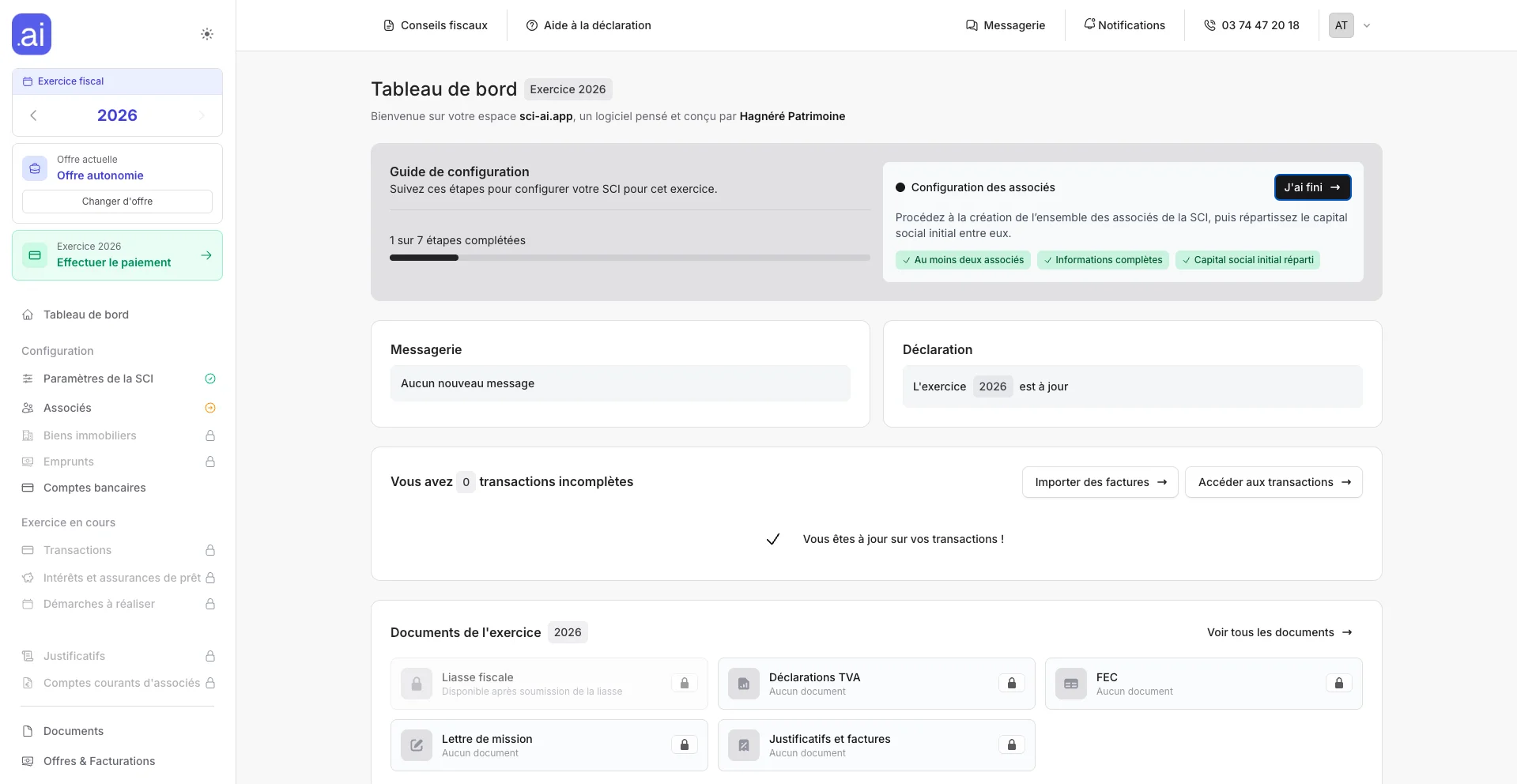 Dashboard sci-ai.app